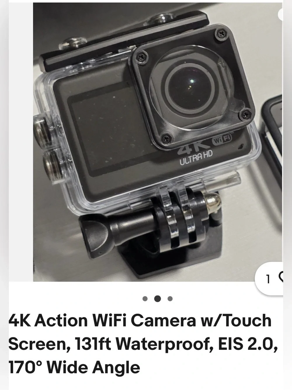 4K Ultra HD 60FPS Native Action Camera - New in original box unopened